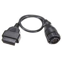 Переходник с OBD2 16pin мама на Mercedes Sprinter VW LT 14pin папа, 100311