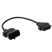 Перехідник з OBD2 16pin мама на Opel 10pin тато, 103136