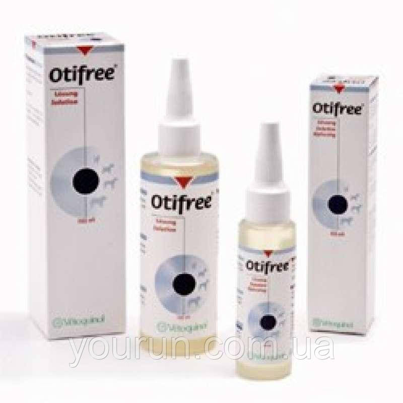 Vetoquinol (Ветокинол) Otifree - Засіб Отифри для чищення вух у собак і котів, 60мл