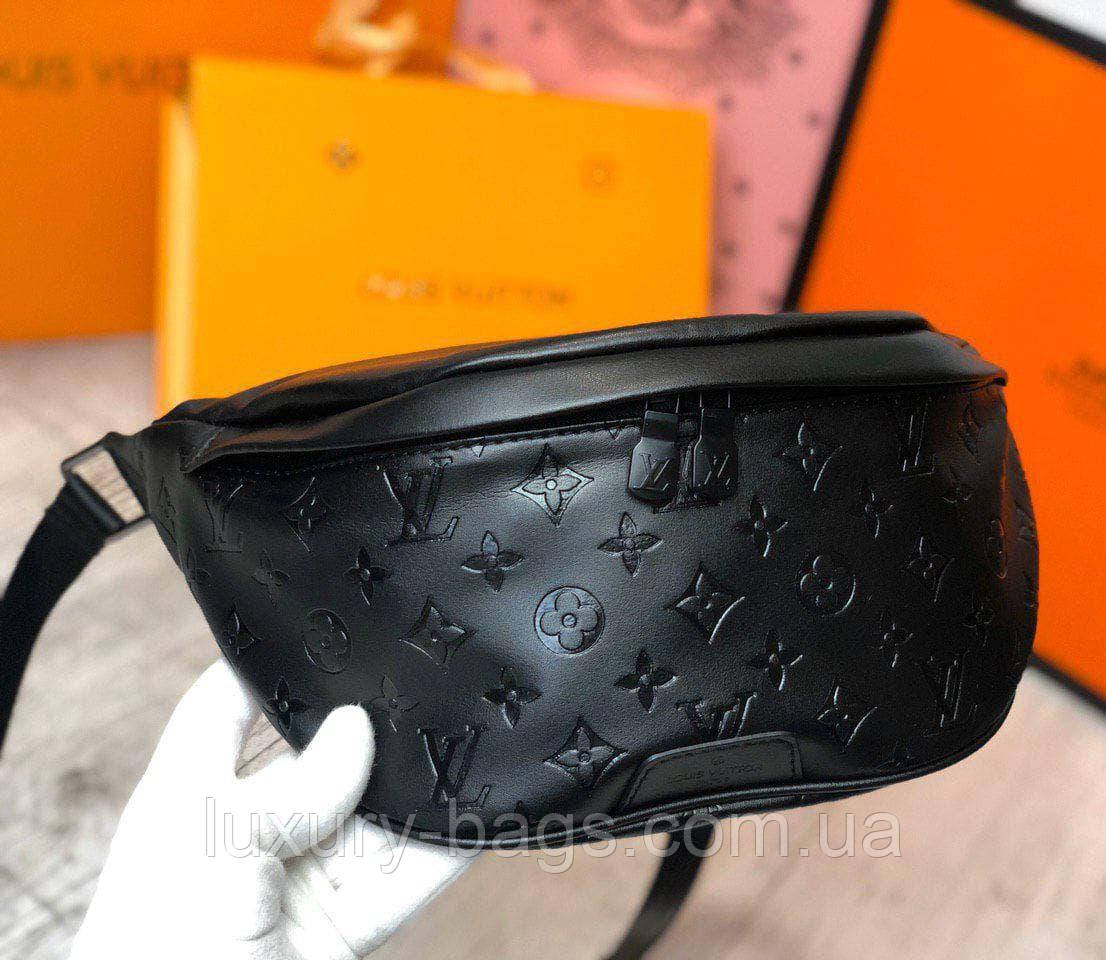 Поясна шкіряна сумка бананка Louis Vuitton Discovery