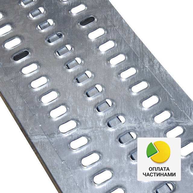 Трап заездной 2540х300, 3 мм усиленный (аппарель, сходни, заезд на