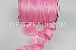 Бейка атласна рожевого кольору, ширина 15 мм No А 2-26, фото 2