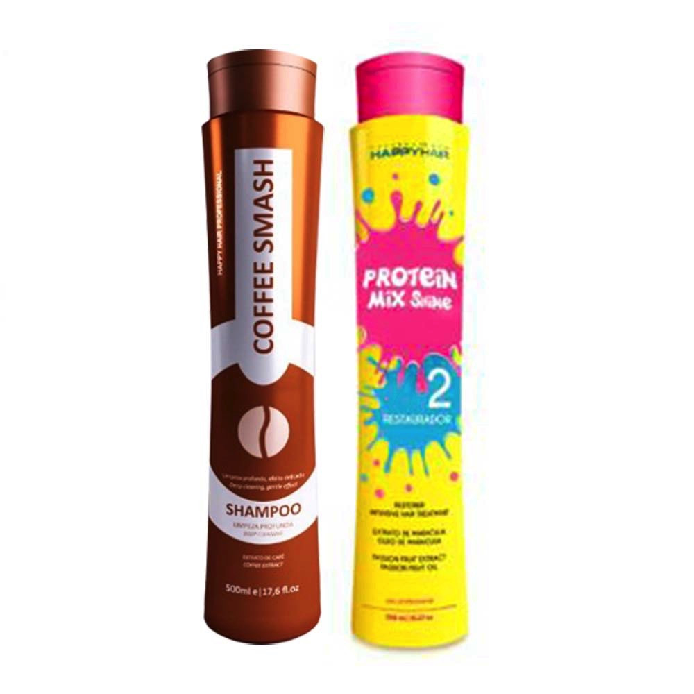 Кератин для волосся Happy Hair Protein Mix Shine набір