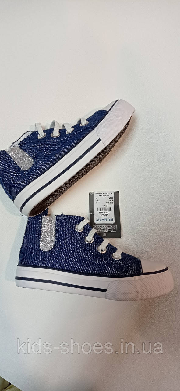 Дитячі високі кеди снікерси Примарк 23-14.5 - фото 1 - id-p1374687507