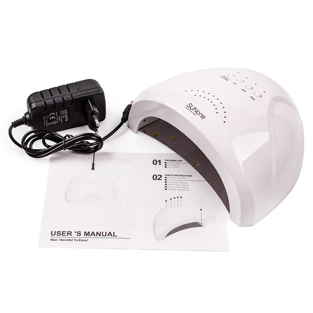 LED/UV Лампа SUN-1 STANDART (без дисплея) біла 48 Вт