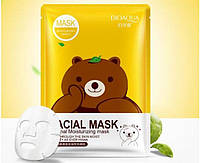 Тканевая маска для лица с экстрактом зеленого чая Facial Mask Animal Moisturizing BIOAQUA 30г.