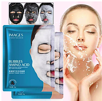 АМИНОКИСЛОТНАЯ ПУЗЫРЧАТАЯ МАСКА С БАМБУКОВЫМ УГЛЁМ IMAGES AMINO ACID BUBBLES FACIAL MASK, 25g