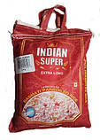 Рис пропарений басматі Indian Super Extra Long Basmati 5 кг, фото 4