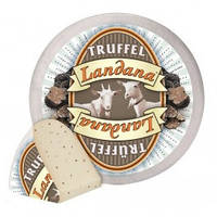 Сир Ландана гауда козий с трюфелем Landana Goat Cheese Truffle 50% 100 г (режем от 300 г)