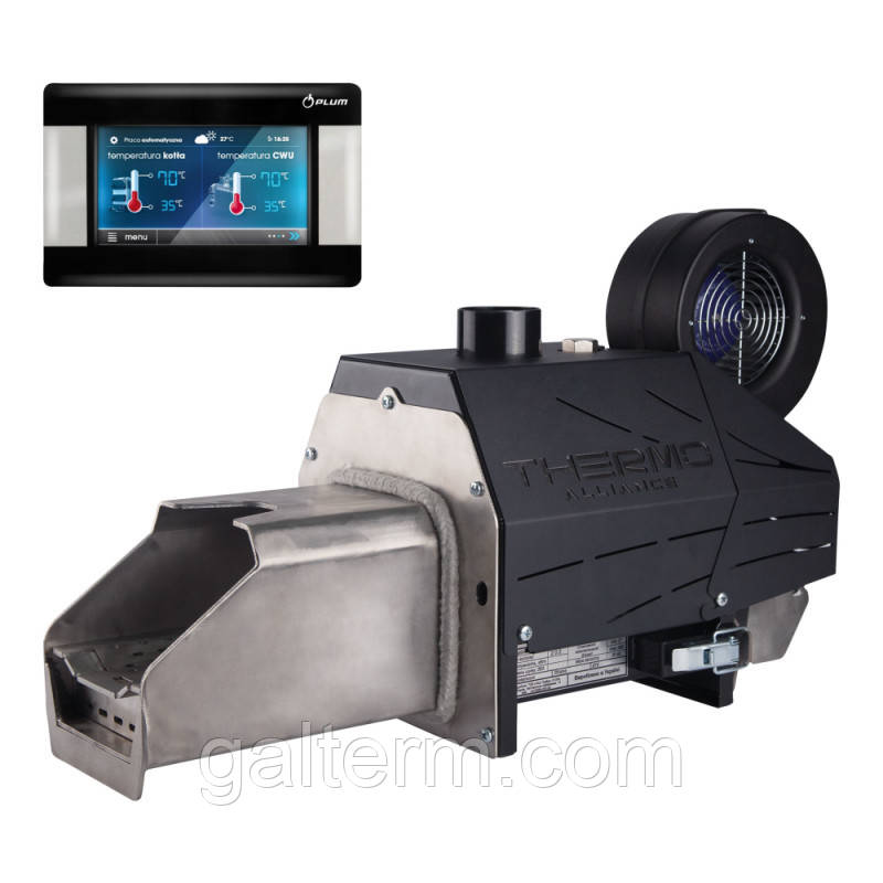 Пелетний пальник Thermo Alliance EVO 100кВт зі шнеком + контроллер Ecomax 860 PLUM, фото 1