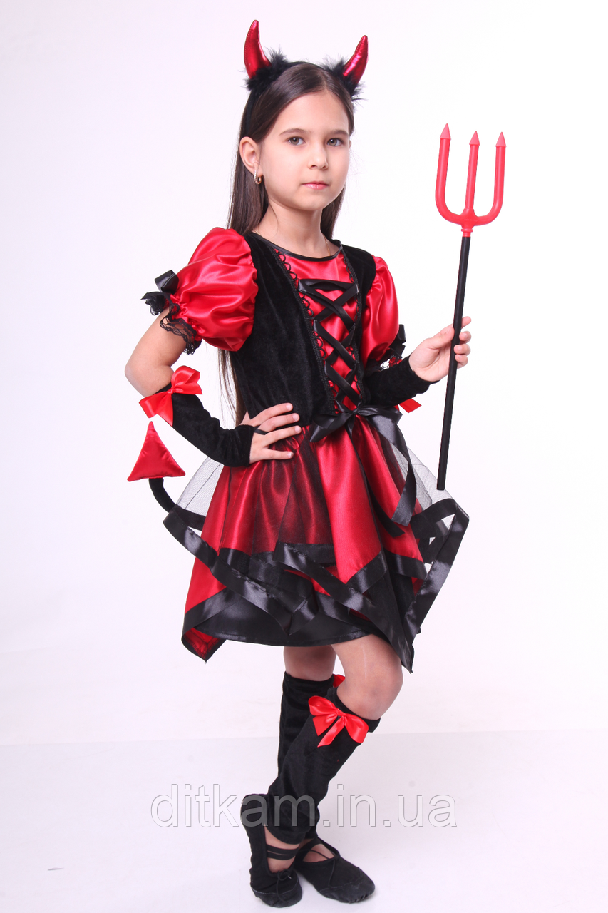 Карнавальний костюм Чортеня No1/1 (дівчинка), фото 1
