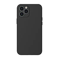 Чохол Baseus для iPhone 12 Pro Max Liquid Silica Gel, Classic black (WIAPIPH67N-YT01)