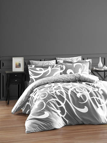 Білизна постільна білизна First Choice SATIN "Ruya Gri" S 26, фото 1