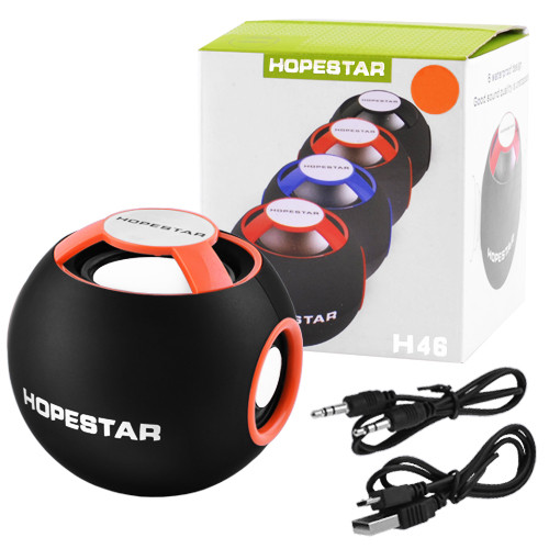 Беспроводная колонка HOPESTAR H46 StrongPower c функцией speakerphone, цвет красный, оранжевый - фото 6 - id-p1374767404