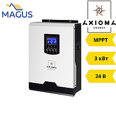 Автономний інвертор Axioma ISMPPT 3000 (3 кВт 24В 1 фазний MPPT)