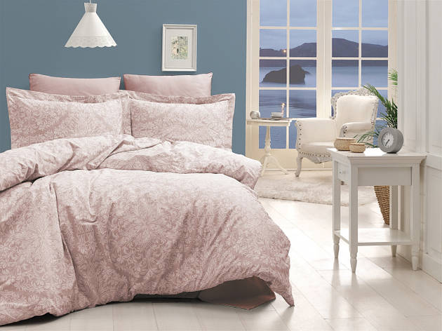 Білизна постільна білизна First Choice SATIN "Vanessa Pudra" S 101, фото 1