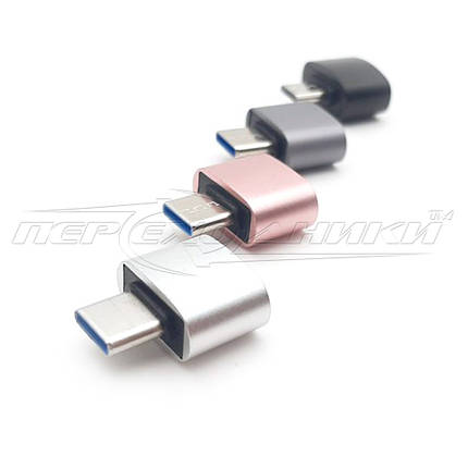 Перехідник OTG Type-C to USB 2.0 AF, фото 1
