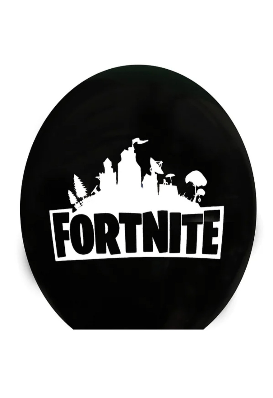 Куля 12" (30 см) Fortnite / Фортнайт на чорному
