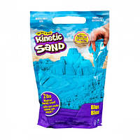 Кинетический песок для детского творчества Kinetic Sand COLOUR синий 907 г