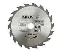 Пильный диск по дереву, YATO Ø=160 мм, посадка 20, толщина 2 мм, 18 зубов