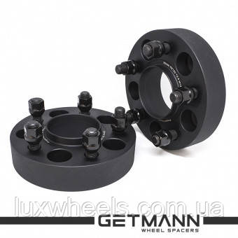 Колісна проставка-адаптер GETMANN 1 шт. 35мм PCD 5x120 DIA 72.6 зі шпильками 14x1. 5 для Land Rover (кована)
