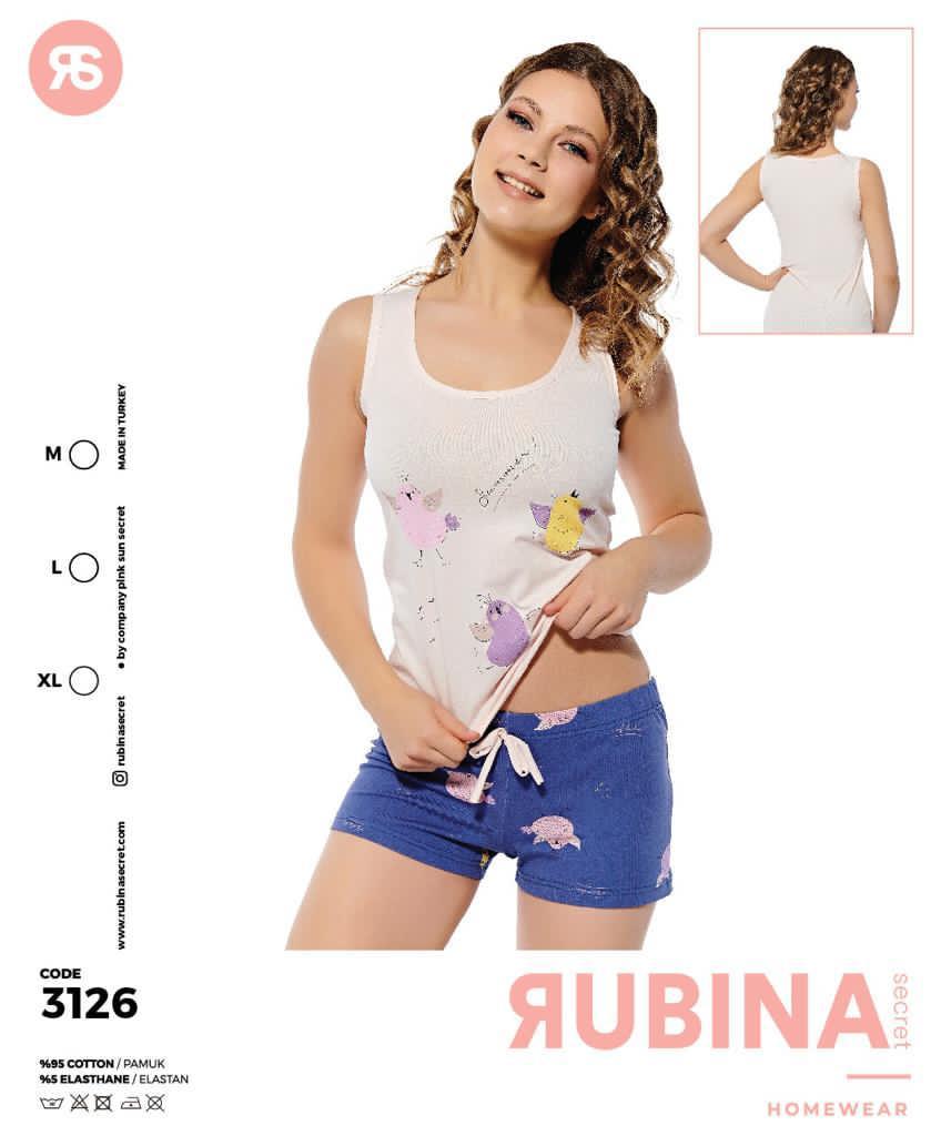 Піжама з шортами,Rubina