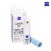 Zeiss Anti-fog. Набор Антифог от запотевания. Спрей 15 мл + салфетка