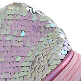 Пенал м'який YES TP-24 "Sneakers with sequins" pink, фото 2