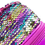 Пенал м'який YES TP-24 "Sneakers with sequins" rainbow, фото 2