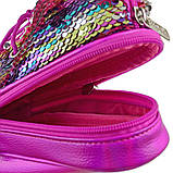 Пенал м'який YES TP-24 "Sneakers with sequins" rainbow, фото 4