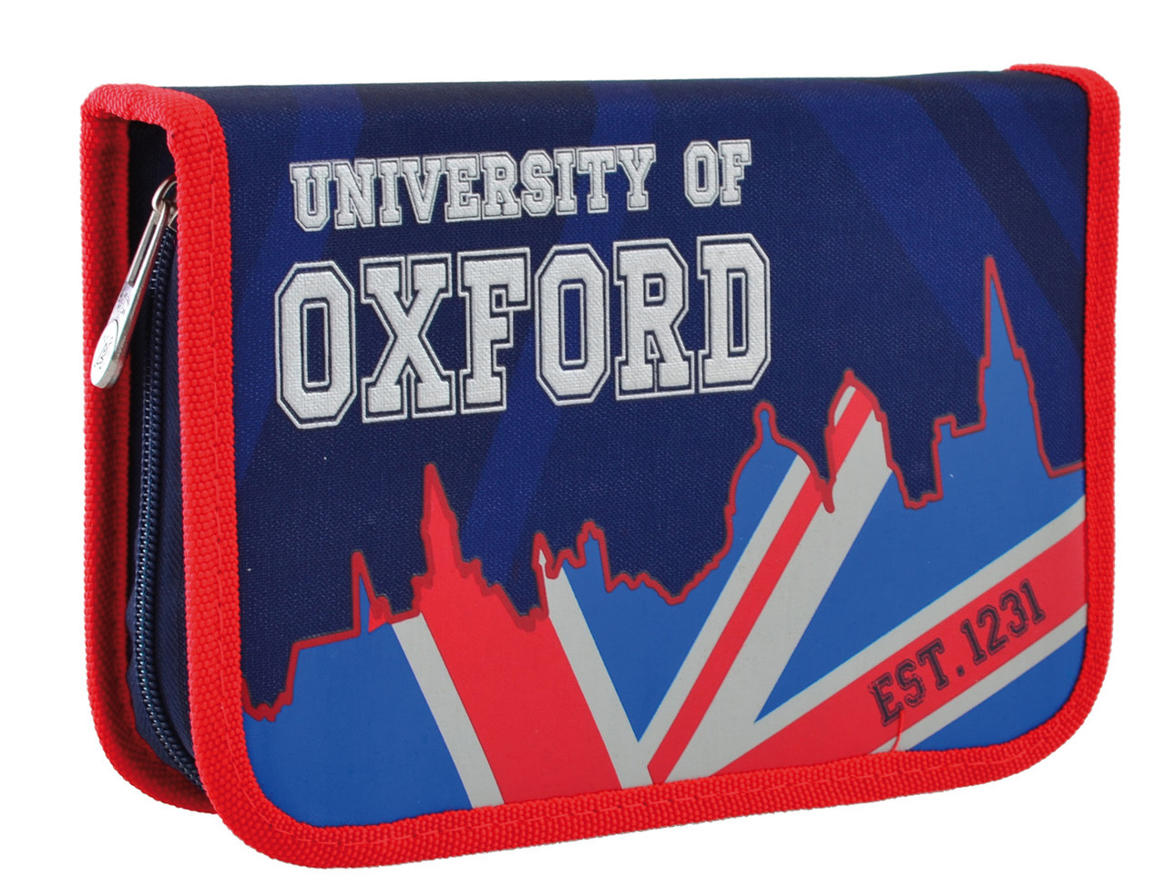 Пенал твердий YES одинарний з двома клапанами и HP-04 " Oxford", фото 1