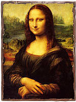 Картина на дереві Мона Ліза (Леонардо Да Вінчі)