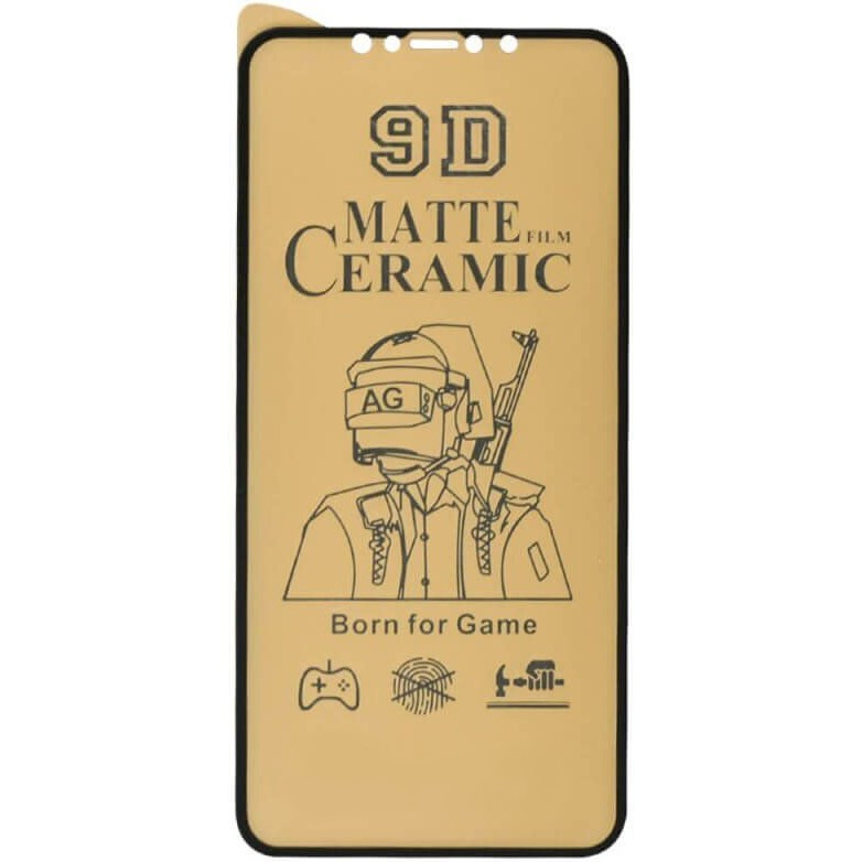 Захисне скло 9D Ceramics Matte для iPhone 12, 12 Pro матове