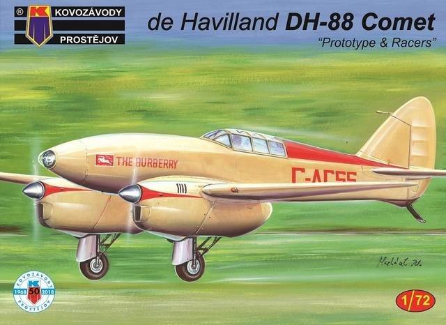Пластикова модель 1/72 Kovozavody Prostejov 0104 Британський літак De Havilland DH-88 Comet Prototypes/Racers