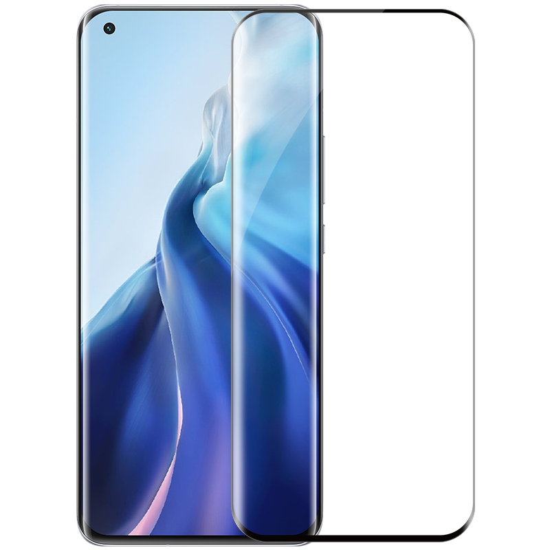 Захисне скло Nillkin для Xiaomi Mi 11 (3D CP + Max) Tempered Glass з олеофобним покриттям