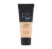 Тональный крем Maybelline New York Fit Me Matte and Poreless Foundation №104 (Soft Ivory)