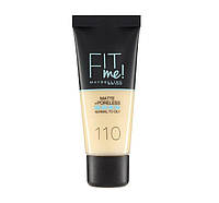 Тональный крем Maybelline New York Fit Me Matte and Poreless Foundation №110 (Porcelain)