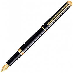 Ручка Waterman чорнильна HEMISPHERE Black FP F (12 053)