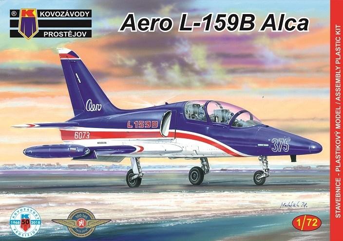 Пластикова модель 1/72 Kovozavody Prostejov 0113 чешський літак Aero L-159B Alca