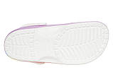 Крокси шльопанці Класик графіка Сабо оригінал/Crocs Classic Rainbow Stripe Clog (206360), Веселка 43, фото 10