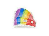 Крокси шльопанці Класик графіка Сабо оригінал/Crocs Classic Rainbow Stripe Clog (206360), Веселка 43, фото 7