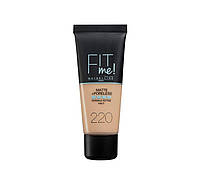 Тональный крем Maybelline New York Fit Me Matte and Poreless Foundation №220 ( Natural Beige)