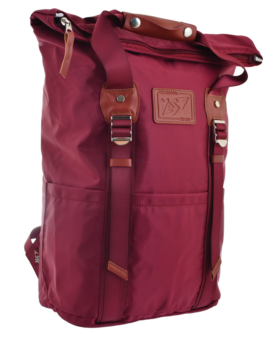 Рюкзак міський YES Roll-top T-58 "Bright rose", фото 1