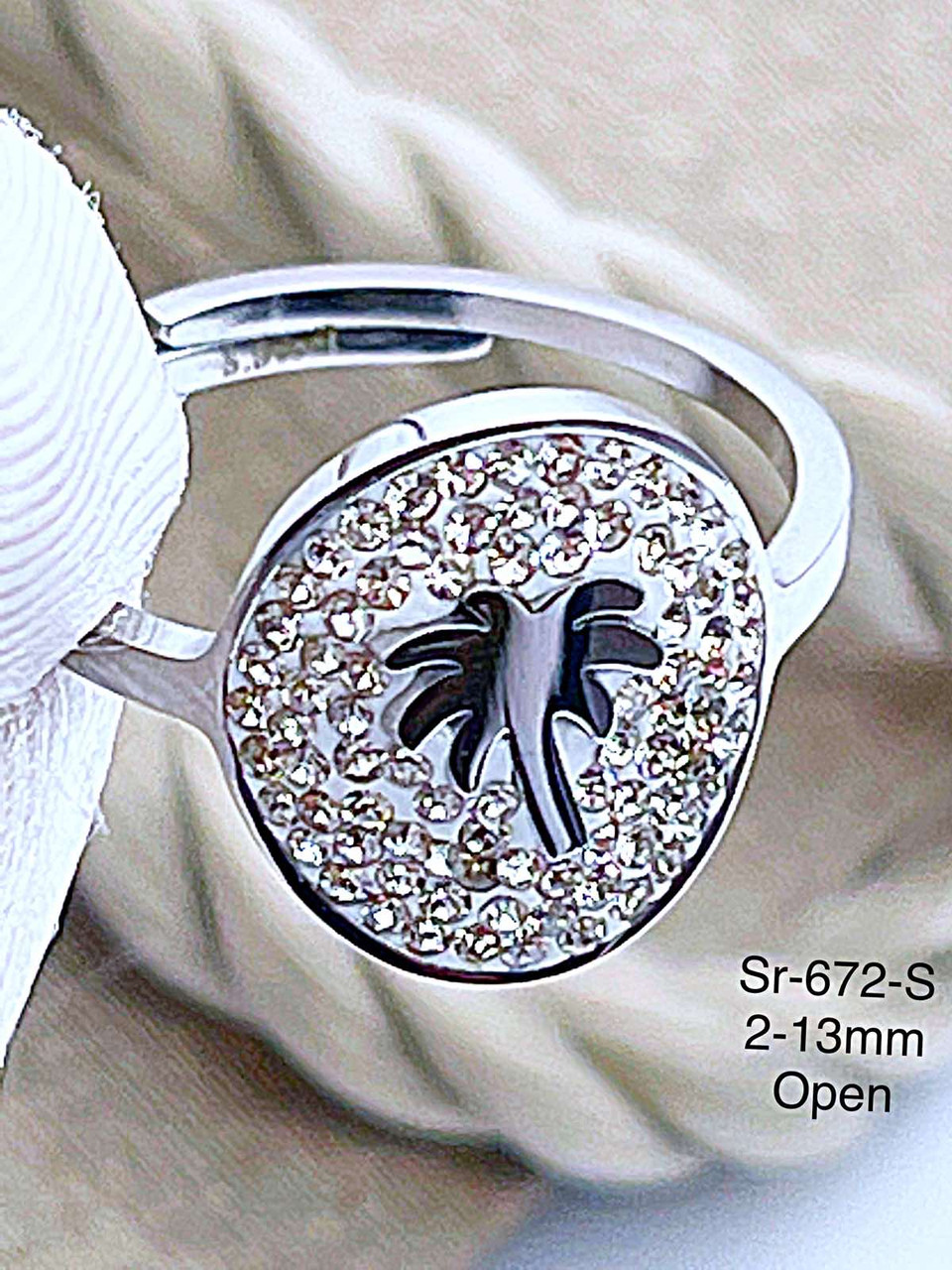 Каблучка Stainlees Steel (преміум) Sr-672(7)open