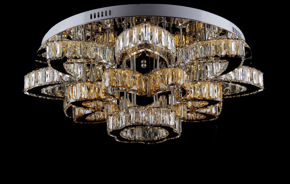 Стельова кришталева LED люстра L78323/16+1 (CR+SHANBIN) LED, фото 1