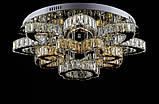 Стельова кришталева LED люстра L78323/16+1 (CR+SHANBIN) LED, фото 3