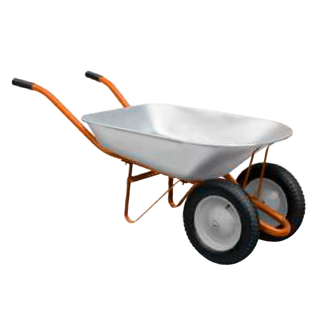 Тачка будівельна двоколісна 78л 170кг колесо 13" FLORA, фото 1