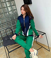 Жіночий спортивний прогулянковий костюм з люрексом