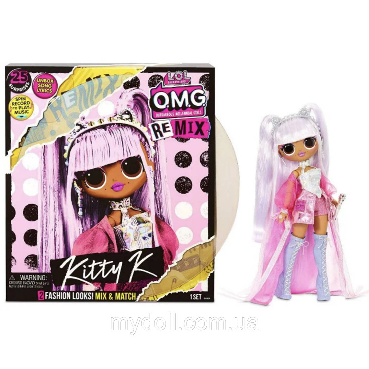 Лялька LOL OMG Remix Kitty K ЛОЛ ОМГ Королева Кітті L.O.L Surprise! O.M.G. 567240 Оригінал