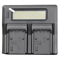 Зарядне подвійне Alitek LCD Dual для Sony NP-FV100 / FV70 / FV50, NP-FH100 / FH50 / FH40, NP-FP90